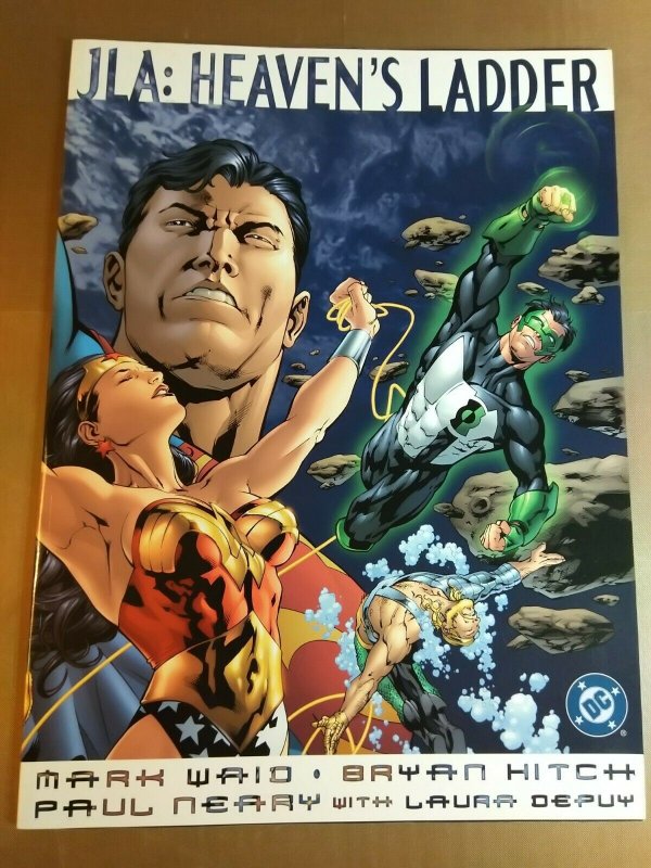 JLA: Heaven's Ladder by Mark Waid & Bryan Hitch (treasury size 2000) DC Comics