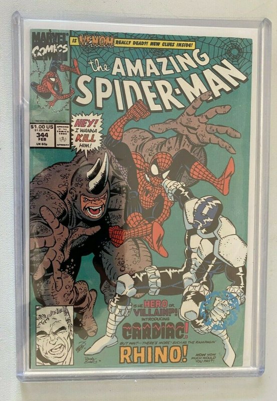 Amazing Spider-Man #344 1st appearance Cletus Kasady aka Carnage 8.0 VF (1991) 