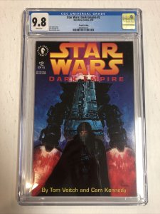 Star Wars Dark Empire (1992) # 2 (CGC 9.8 WP) Rare 2nd Print Only 8 Census !