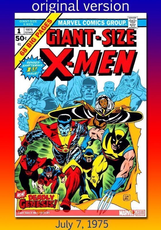 Giant-Size X-Men #1 1975 1st APP of Storm Colossus Nightcrawler New Team Reprint