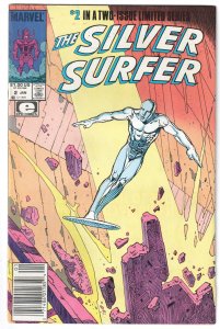 The Silver Surfer #2 (1989) Silver Surfer by Stan Lee and Moebius, Newsstand