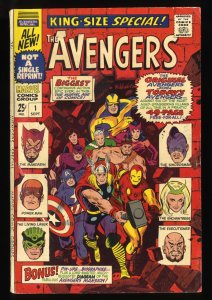 Avengers Annual #1 VG+ 4.5
