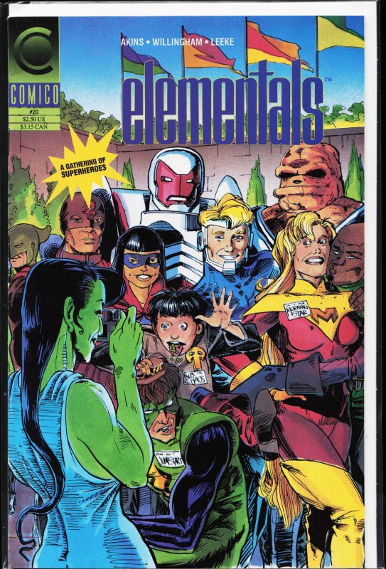 Elementals #20 (1991) Elementals