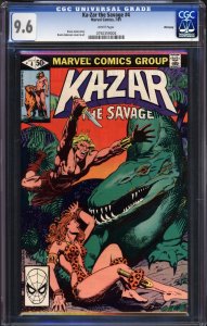 Ka-Zar the Savage #4 (Marvel, 1981) CGC 9.6