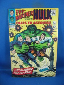 TALES TO ASTONISH 83 F-  HULK MARVEL 1966