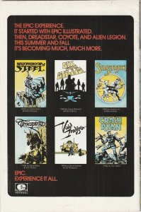 Coyote # 11 Cover A VF+ Epic Comics 1985 1st Published Art Todd McFarlane [Y2]