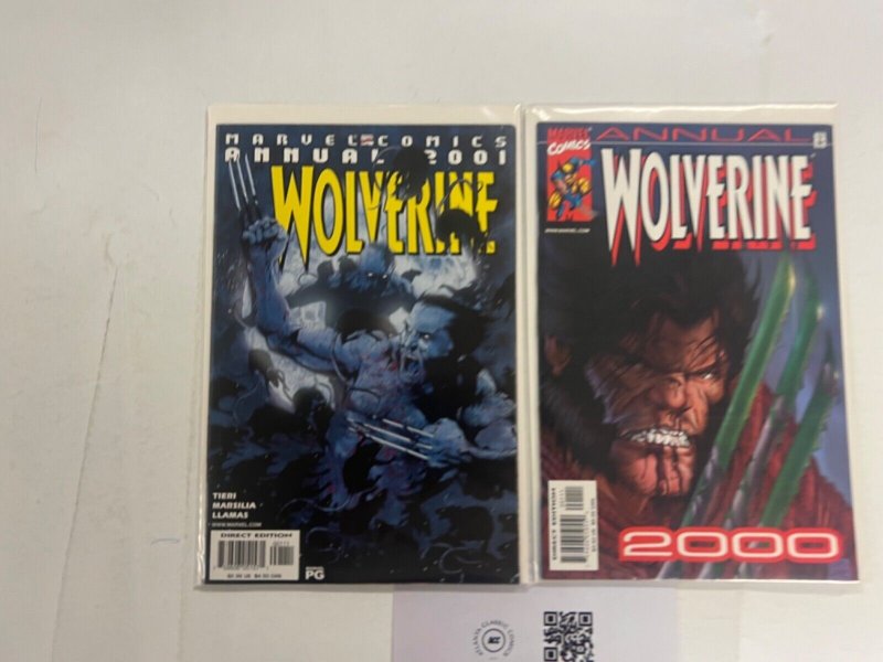 2 Wolverine Marvel Comic Books # ‘00 ‘01 Defenders Flash Avengers Hulk 35 RC27