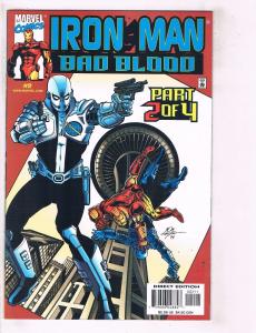 4 Iron Man Bad Blood Marvel Comic Books #1 2 3 4 Tony Stark BH16