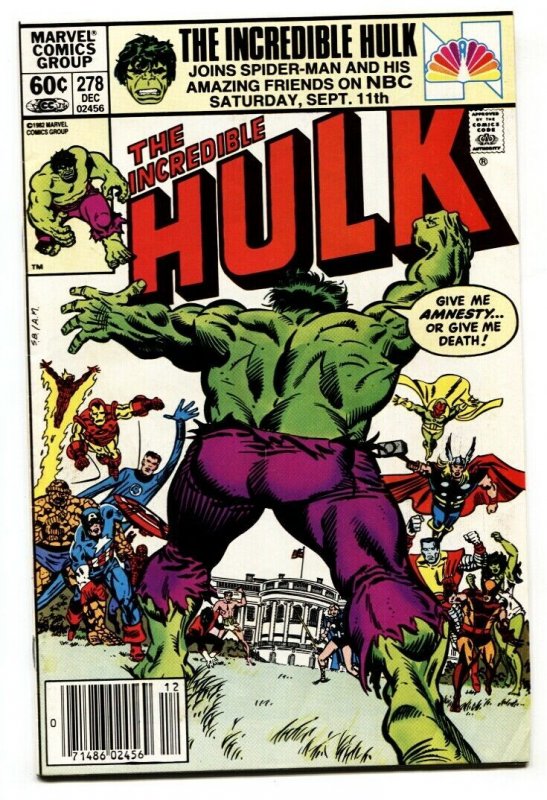 Incredible Hulk #278-comic book 1st SHE-HULK in title