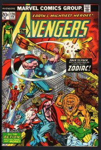 AVENGERS #120-zodiac-vision-Thor-captain america-1974-VF-