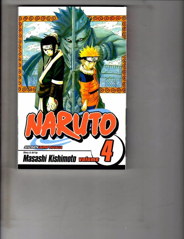 Naruto Vol 4 TPB Manga Anime Bleach Naruto Dragonball WR1