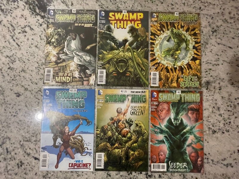 Lot Of 6 Swamp Thing DC Comic Books New 52 # 26 27 28 29 30 31 NM 1st PR 47 J801 