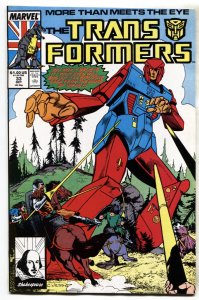 TRANSFORMERS #33--comic book--1987-- Marvel--NM-