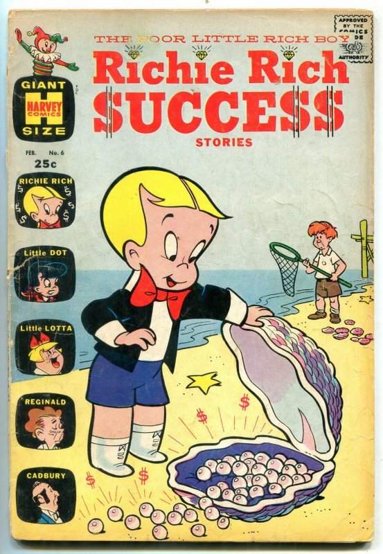 Richie Rich Success Stories #6 1965- Little Dot- Little Lotta -Giant G