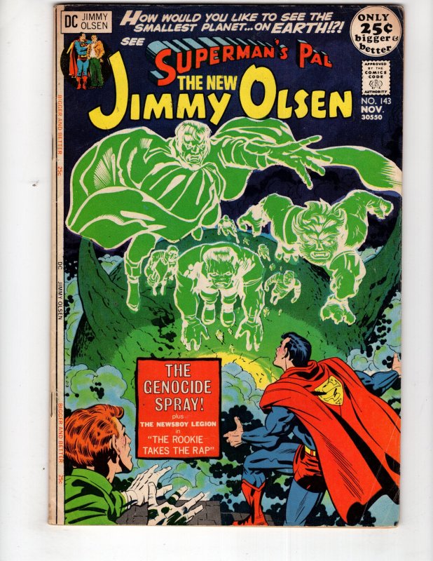 Superman's Pal, Jimmy Olsen #143 (1971) Jack KING Kirby Bronze Age DC