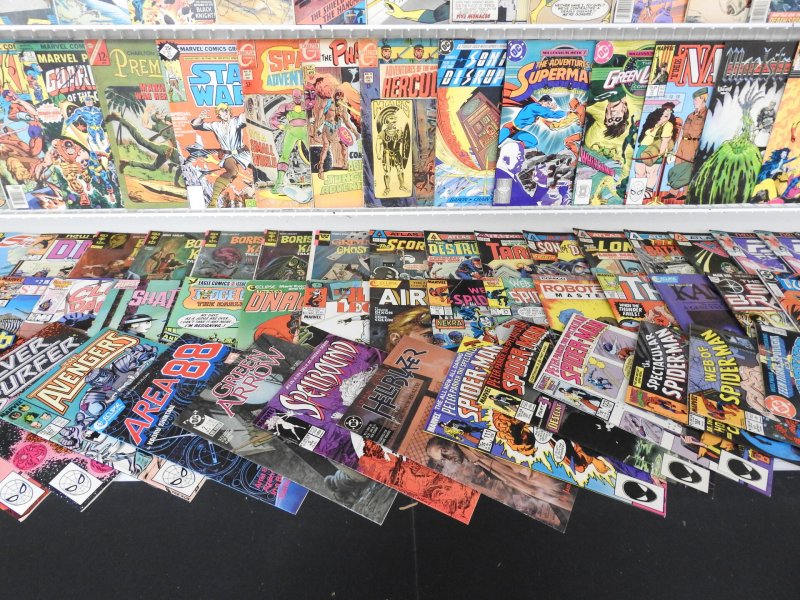 Huge Lot 190+ Comics W/ Star Wars, The Fly, Eternals, Dreadstar, +More Avg VG