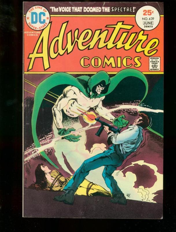 ADVENTURE #439 -- 1975 SPECTRE GREEN ARROW DC COMICS VG/FN