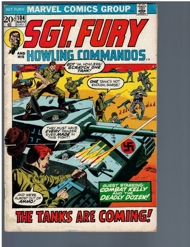 Sgt. Fury #104 (Marvel, 1972)