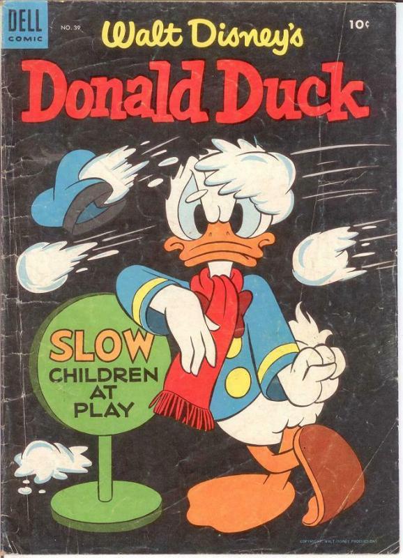 DONALD DUCK 39 GOOD Jan.-Feb. 1955 COMICS BOOK
