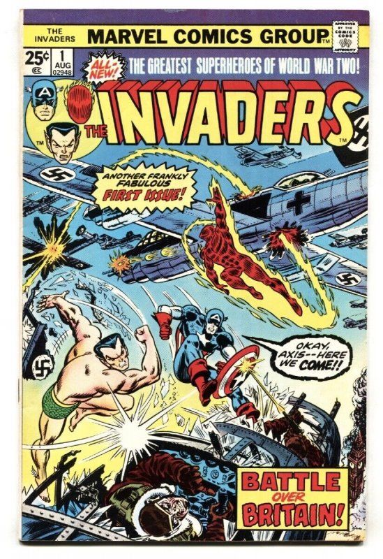 The Invaders #1 1975- comic book-Marvel Bronze Age- First issue VF-