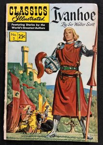 CLASSICS ILLUSTRATED #2 IVANHOE VG 1969