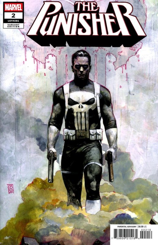 Punisher #2 2026 Maleev 1:25 Ratio Marvel Comics EB103