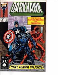 Marvel Comics Darkhawk #6 Captain America Daredevil NM