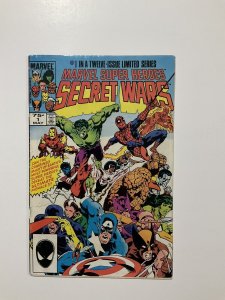 Marvel Super Heroes Secret Wars 1 Very Good+ Vg+ 4.5 Marvel
