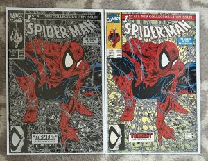 Spider-Man #1 A B Silver Torment NM Lot Todd McFarlane