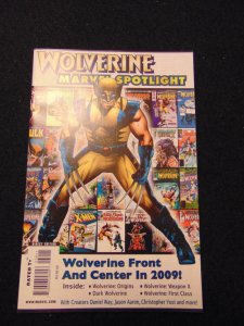 WOLVERINE MARVEL SPOTLIGHT, NM, Logan, Weapon X, Marvel 2009 more in store