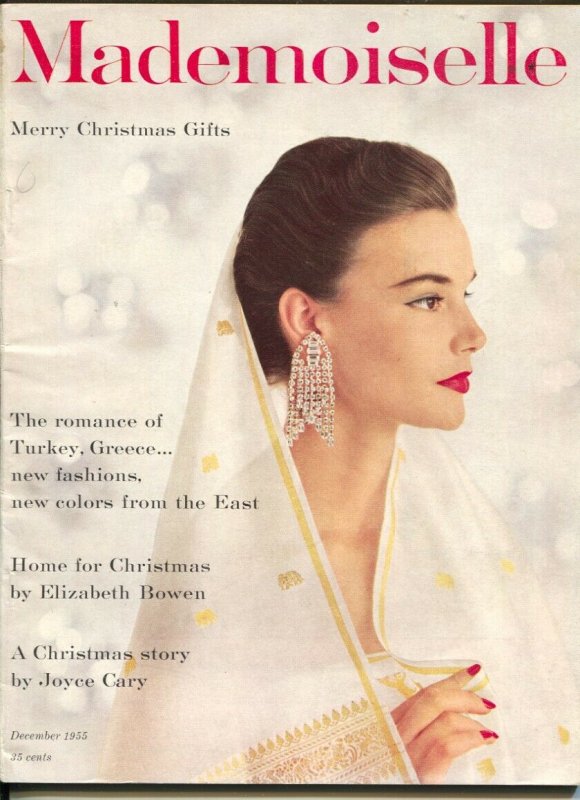 Mademoiselle 12/1955-magazine for smart young women-fashion-Christmas gifts i...