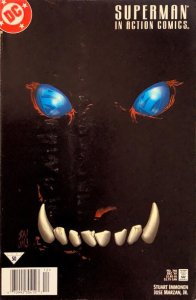 Action Comics #740 (Newsstand) FN ; DC | Face Cover Superman