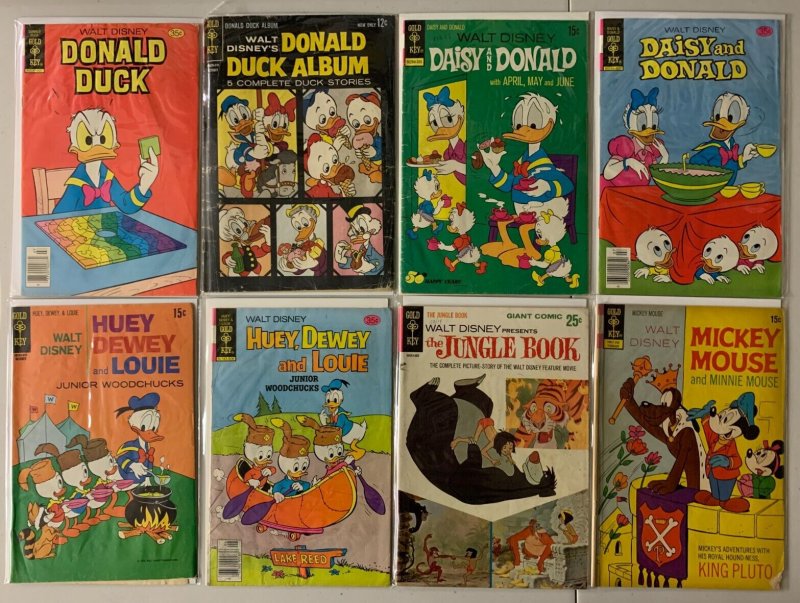 Disney Cartoons lot 30 different books mostly GK average 4.0 VG (1960s to 1970s)