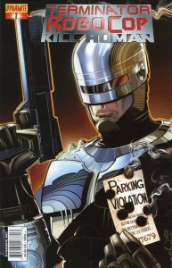 Terminator / Robocop #1: Kill Human Cover A Comic Book - Dynamite