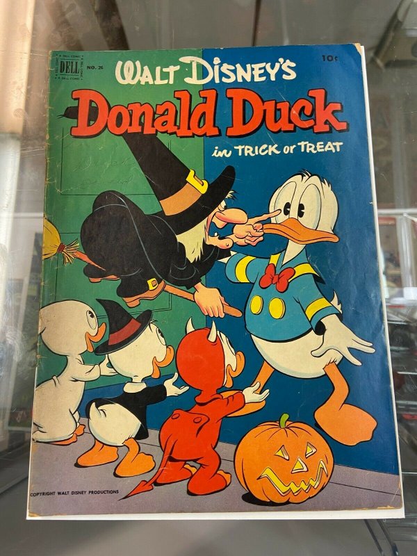 Donald Duck 26 VG-  Trick or Treat Carl Barks