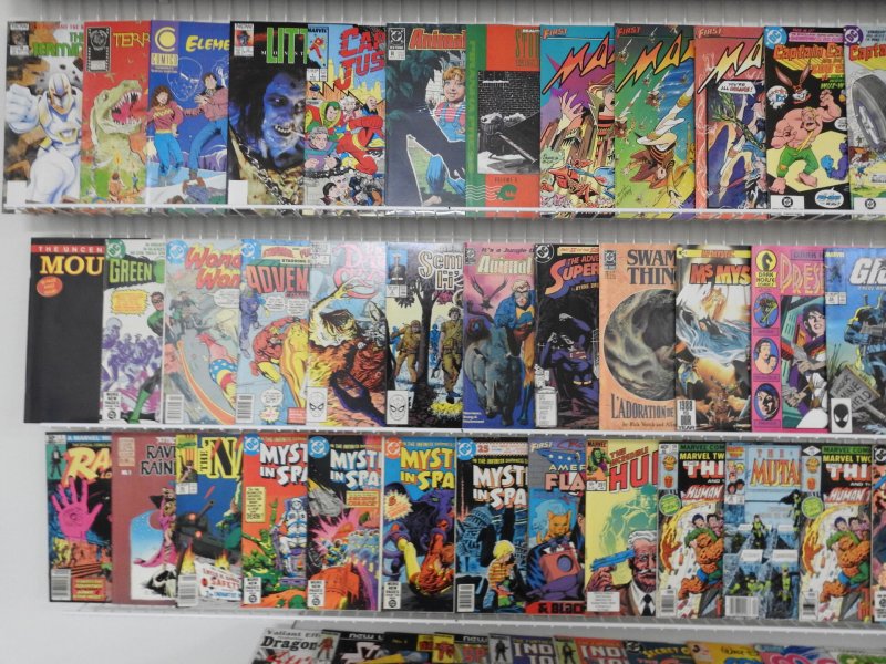 Huge Lot 200+ Comics W/Archie, Grendel, Mystery in Space+ Avg VF- Condition!