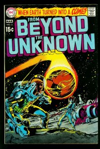 From Beyond the Unknown #3 1970- Neal Adams black cover- Infantino- VF