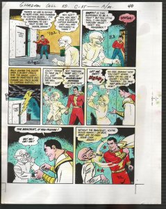 Hand Painted Color Guide-Capt Marvel-Shazam-C35-1975-DC-page 40-Batson-VG/FN