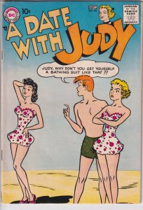 A DATE WITH JUDY #60 (Sep 1957) Nice VGF 5.0 off white to white.