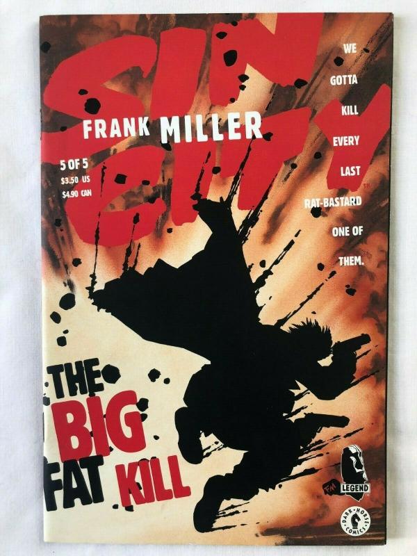 SIN CITY: BIG FAT KILL - COMPLETE Five Issue Lot - #1, 2, 3, 4, & 5- Miller