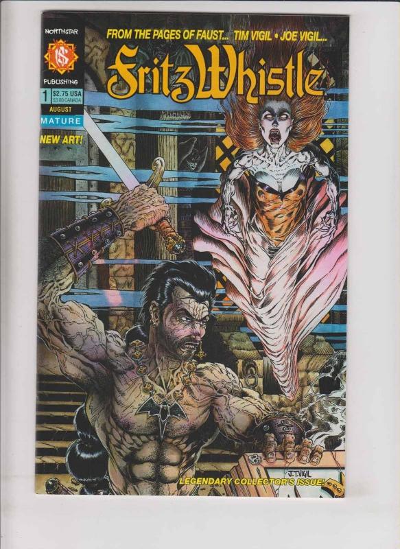 Fritz Whistle #1 VF/NM from the pages of tim vigil's faust - joe vigil 1992