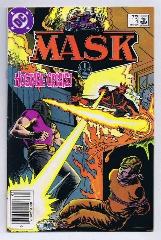 MASK #4 ORIGINAL Vintage 1987 DC Comics  