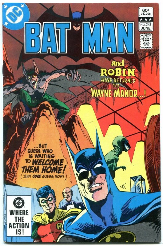 Batman 348 1982 Bronze Age Dc Comics Vf Comic Books Bronze Age Dc Comics Batman