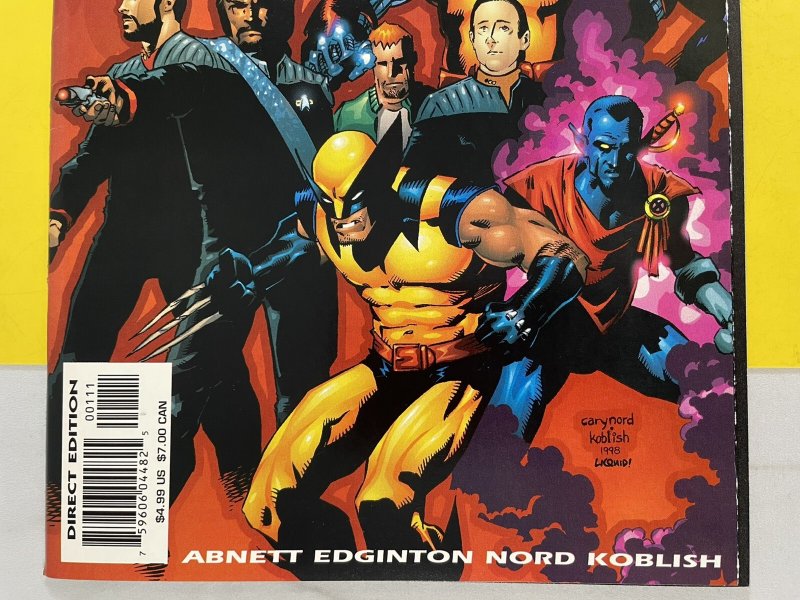 Star Trek The Next Generation X-Men Second Contact 1998 Marvel Comics
