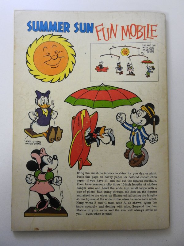 Mickey Mouse Summer Fun (1958) VG Condition pencil interior fc, indentations bc