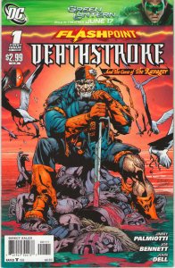 Flashpoint: Deathstroke #1 - Curse Of The Ravager - 2011 (Grade 9.0) WH
