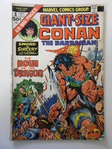 Giant-Size Conan #1 (1974) VG Condition moisture stain