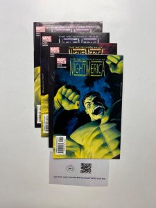 4 Hulk Marvel Books # 1 2 3 4 Iron Man Avengers Defenders Thor X Men 84 JS42