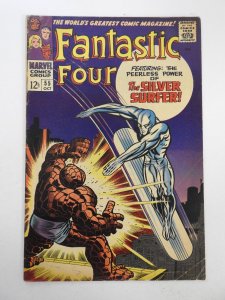 Fantastic Four #55 (1966) VG Condition moisture stains