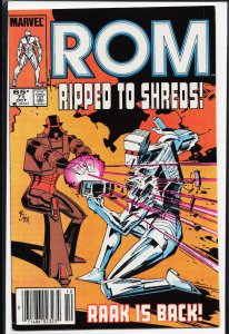 Rom #71 (1985) Rom